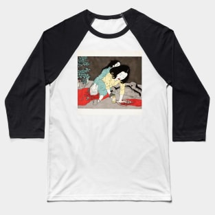 Two asian women in anime style Baseball T-Shirt